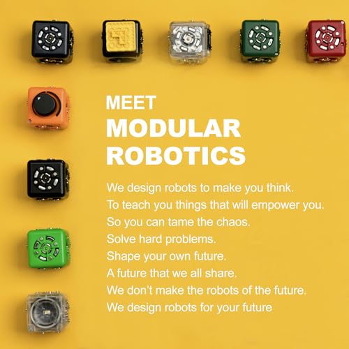 CUBELETS Modular Robotics Robot Blocks Minimum Robot Cube for Home Robotics STEM Kit - Ages 4+