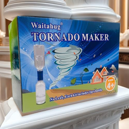 Tornado Maker, Weather Toys, Ultra-Light Aluminum Connecting Tube, Including 2 Empty Bottles, Watertight Tornado Toy, Suitable for Kids' Science Experiments (Pink) - color: Pink