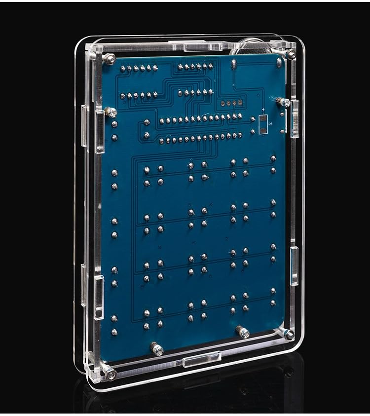 DIY Electronic Calculator Kit, 6-Digit Display, Soldering Practice Project with Resistance Reader