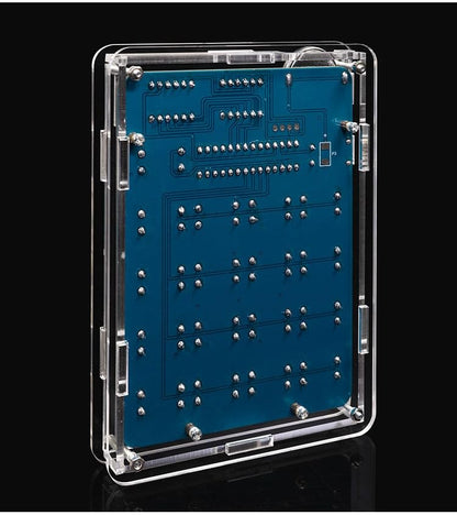 DIY Electronic Calculator Kit, 6-Digit Display, Soldering Practice Project with Resistance Reader