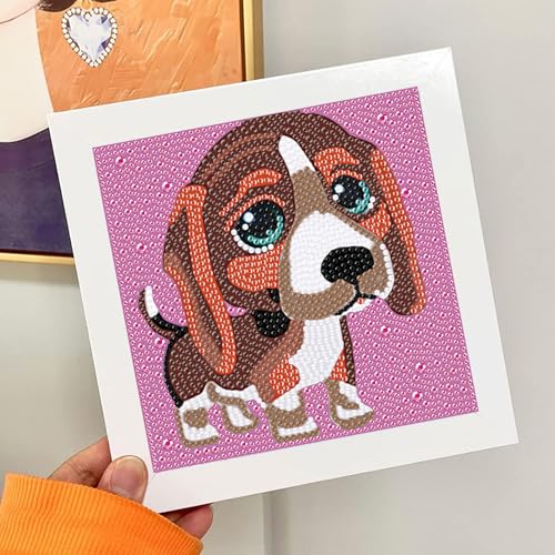 Diamond Art Kits for Kids, Animals Diamond Painting Kit for Kids Teens - color: DPKK-11