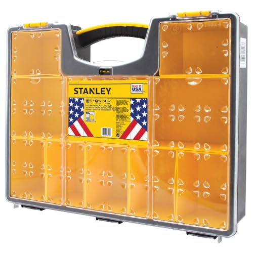 STANLEY Deep Pro Small Parts Organizer, 10 Compartments (STST14710) - size: One Size