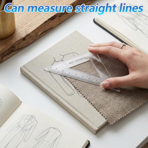 7Pcs Geometry Tool Protractor and Compass Set 12Inch Plastic Ruler