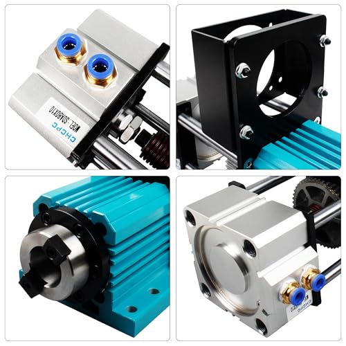 BT30 Pneumatic Auto-Switching Spindle, 5000RPM Non-Powered Motor