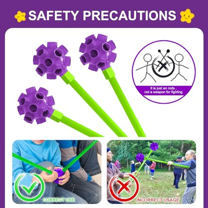 SpringFlower Fort Building Kit for Kids, for Boys and Girls - color: Purple