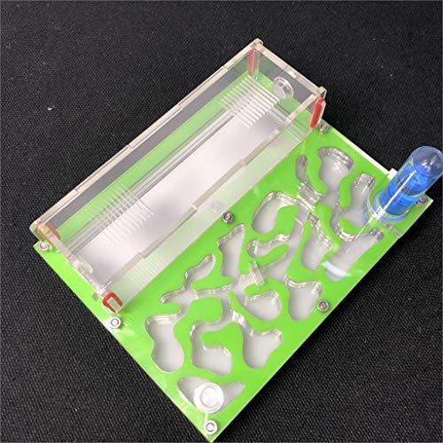 ANT 150mmx110mm Test Tube Moisture Big Space Nest Farm Acrylic, Insect Villa House Ecological Workshop (Sky Blue) - color: Sky blue