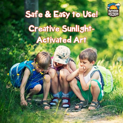 Toysmith Outdoor Discovery Solar Print Paper Kit, Multicolor, 36 Sheets