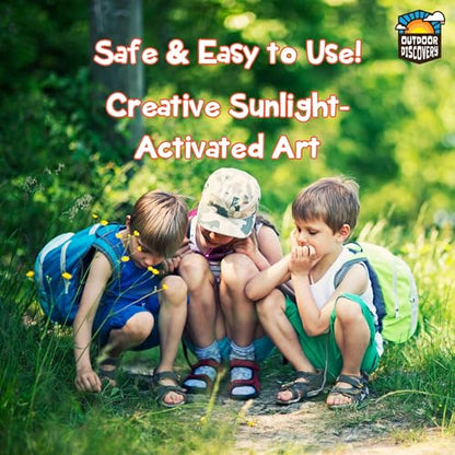 Toysmith Outdoor Discovery Solar Print Paper Kit, Multicolor, 36 Sheets