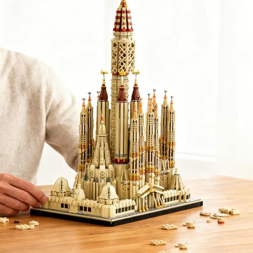 Spain Sagrada Familia Cathedral Church Building Sets,10045 PCS for Adult - style: Sagrada Familia