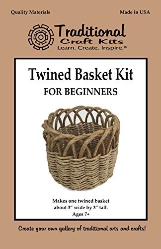 Traditional Craft Kits Beginner Basket Weaving Kit Set of 6