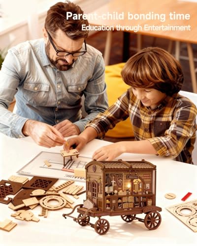 DIY Book Nook Kits for Adults - Halloween Carriage Miniature House Kit