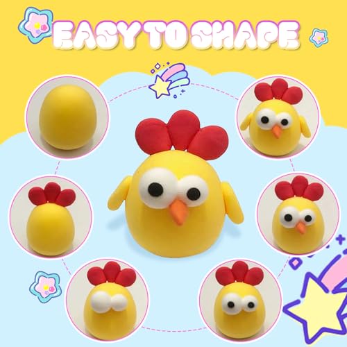MuseLuxe Air Dry Clay - 48 Colors Modeling Clay Kit - color: 48 Colors