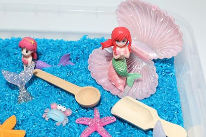 Mermaid Sensory Bin Kit for Kids - style: Mermaid Sensory Bin Kit