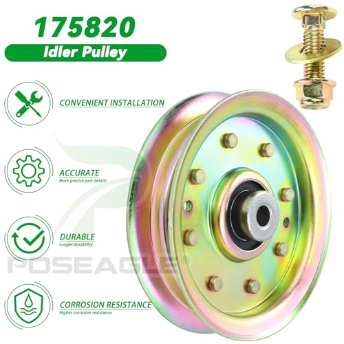 175820 Idler Pulley for Husqvarna 48 Inch Z4822 Z4824 Ride Mowers - size: 1x175820