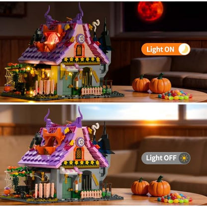 Halloween Haunted House Building Blocks Set 1202 PCS for Adults 14+