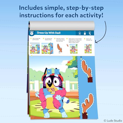 Skillmatics Snip Snip Bluey, Scissor Skills Toy, Felt Craft, Gift for Kids - style: 3. Bluey