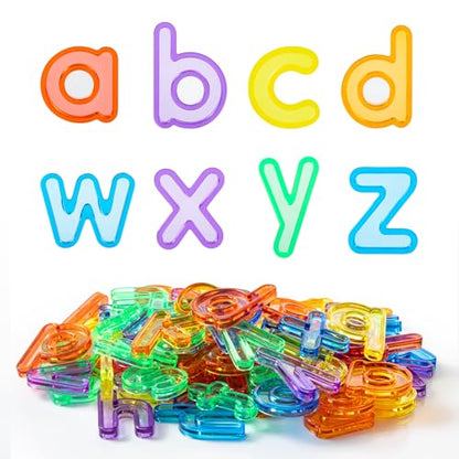 78 Pcs Plastic Letters for Kids, 3 Sets of Lowercase Alphabet Letters - color: Lowercase Letters