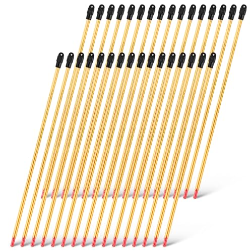 32 Pcs General Purpose Lab Thermometer, Glass, Total Immersion