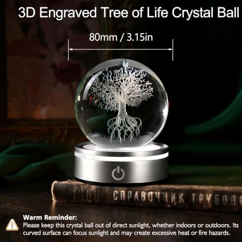 IFOLAINA Tree of Life Gifts for Him Her Friends Birthday - color: 3D Tree of Life