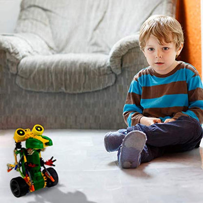 Science4you Robotics Rexbot - Robot Building Toy for Kids Age 8-14, Kit with 106 Pieces to Build Your Own Robot and Make it Move, Science Kit and STEM Toy for Kids 8+ Years Old - style: Rexbot
