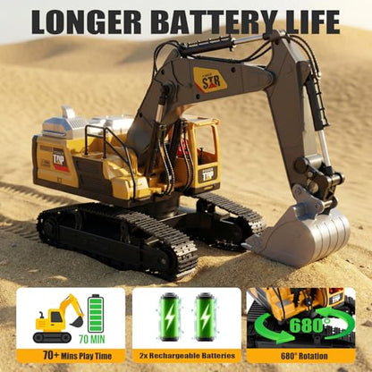 Remote Control Excavator Toys, Rc Digger Construction Vehicles