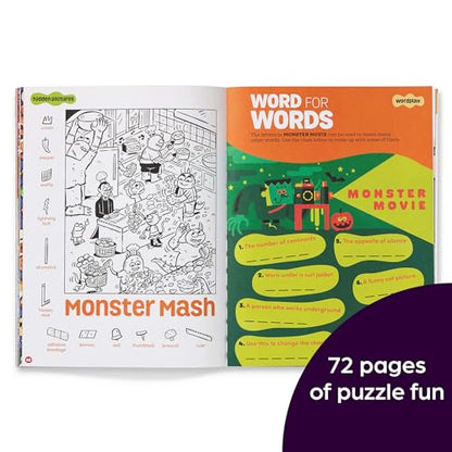brainPLAY Halloween Puzzles: A Challenging Halloween Activity Book for Kids Ages 7 and Up with Over 200 Puzzles, Logic Games, Mazes and Hidden ... Spook-tacular Fun (brainPLAY Puzzle Books)