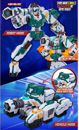 Metal Cardbot W Transforming Robot (Police Petrol Car TIGUN) - color: Police Petrol Car Tigun