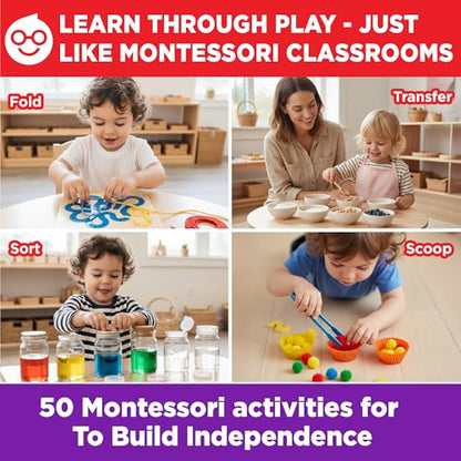 Doctor Jupiter My First Box of Montessori Learning Set for Kids Ages 1-3 - style: First Box of Montessori: 1+