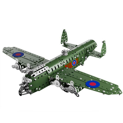 Lucky Doug STEM Building Projects Model Airplane Set - 389 Pieces STEM Project Building Toys for Kids Ages 8-12, Assembly Science Kit Educational Army Toys Gift for Kids Boys 8 9 10 11 12-16 Years Old - style: 8805