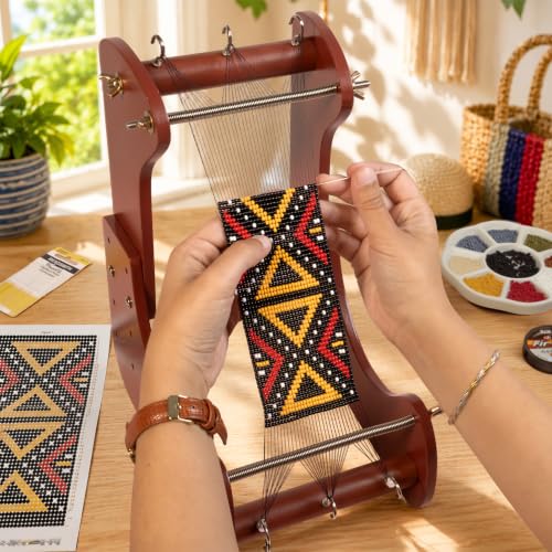 The Beadsmith Original ComfortLoom, Adjustable Standing Bead Loom