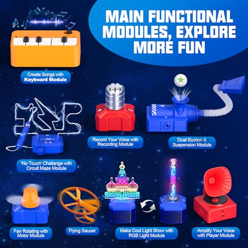 Science Kit for Kids, Electronic Exploration STEM Toy 671+ Projects