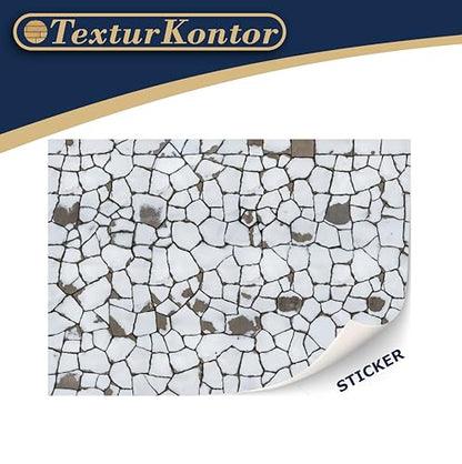 3 Sheets Self Adhesive Floor Tiles for Dollhouse 1:12 Scale (Winter Village Pavings) - style: Winter Village Pavings