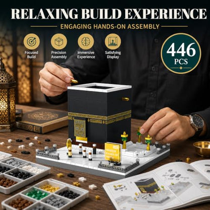 Kaaba of Mecca Building Blocks Sets 446PCS - style: Mosque Kaaba of Mecca