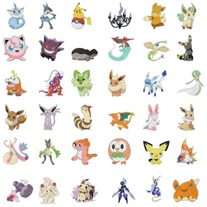 LWZAYS Diamond Art Kits for Kids Boys and Girls Ages 6-8-10-12 Easy to DIY Creative Diamond Art Stickers Craft by Numbers Kits for Kids and Adult Beginners 2.0 - color: SYT036