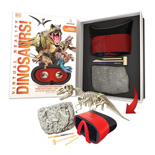 Abacus Brands Virtual Reality Dinosaurs - STEM Science Kit for Kids Ages 8+