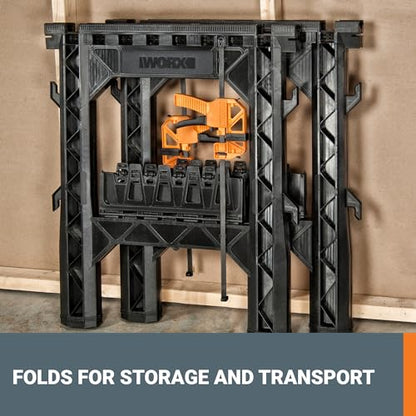 Worx WX065 Clamping Sawhorses with Bar Clamps - style: Clamping Sawhorse Pair
