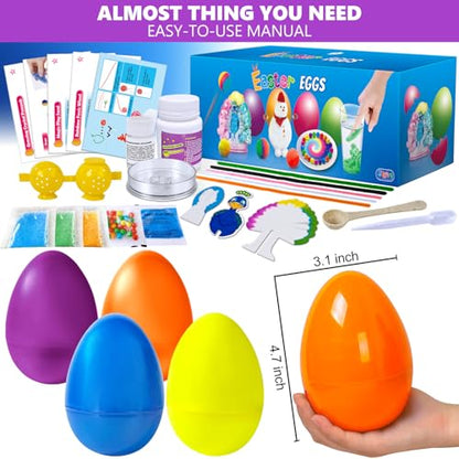 UNGLINGA 4 Jumbo Easter Basket Stuffer Surprise Eggs