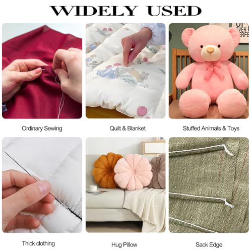 15Pcs 5 Sizes 4‑8 Inch Large‑Eye Extra Long Upholstery Hand Sewing Needles - color: 15Pcs/5Sizes