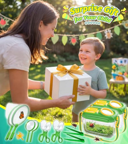 Bug Catcher for Kids, 22 PCS Bug Catching Kit with Bug Collector Toy Bugs - style: 22-Piece Set