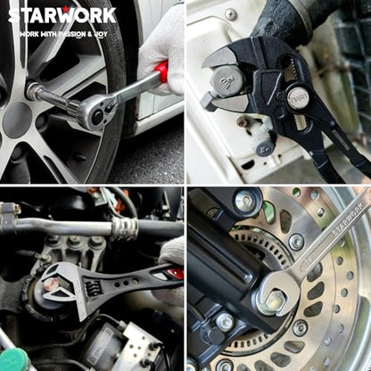 STARWORK TRUE MECHANIC™ 324-Piece Mechanics Tool Set and Socket Set with 22oz Dragon One-Piece Rip Hammer w/Grip, Professional - size: 324 PC