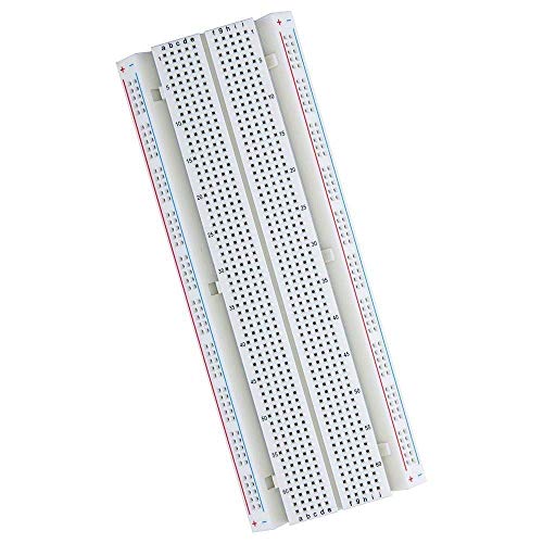 MCIGICM Breadboards, 2Pcs 830 Point & 2Pcs 400 Point Solderless Bread Board