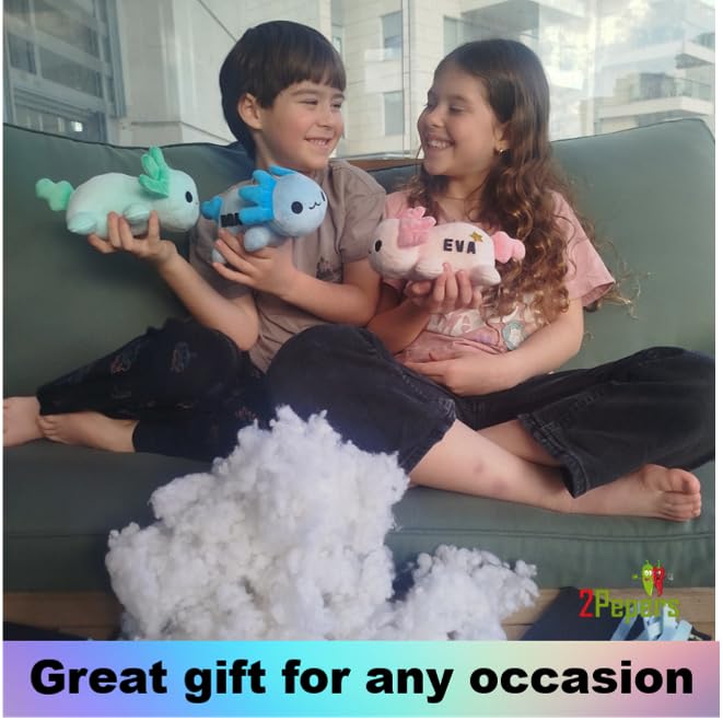 3-in-1 DIY Axolotl Plush Toys Arts and Crafts Kit for Kids No Sew Pillow - style: AXOLOTL (3-in-1)
