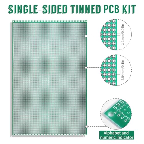 2 Pcs PCB Board, 15x20cm, Tinned Through Holes, Solder-able - size: 150*200mm