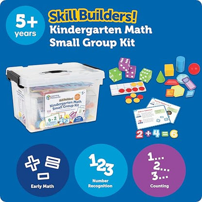 Learning Resources Skill Builders Kindergarten Math Small Group Kit - style: Skill Builders Kindergarten Math Small Group