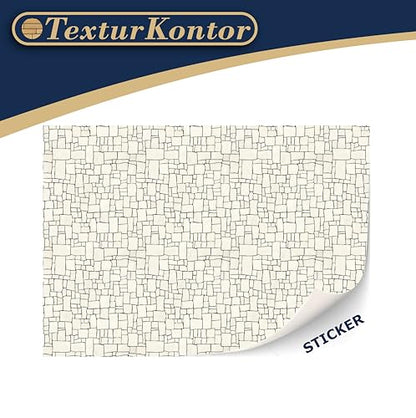 3 Sheets Self Adhesive Floor Tiles for Dollhouse 1:12 Scale (Broken Mosaic) - style: Broken Mosaic