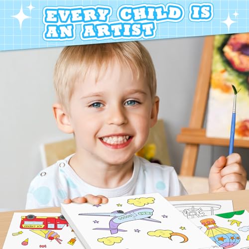 SOCOLER Paint with Water Coloring Books for Kids & Toddlers Boy-Traffic - color: Traffic