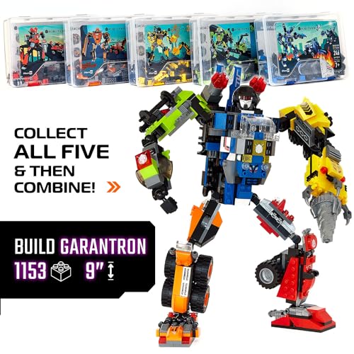 JITTERYGIT Mech Buildable Robot Glow in The Dark STEM Action Figure Toy Set, Cool Space Super Hero Christmas Birthday Gift, Xmas 3 in 1 Present DIY for Boys, Girls, Teen 6 7 8 9 10 Year Olds - style: Verdant Green - Cliffsling
