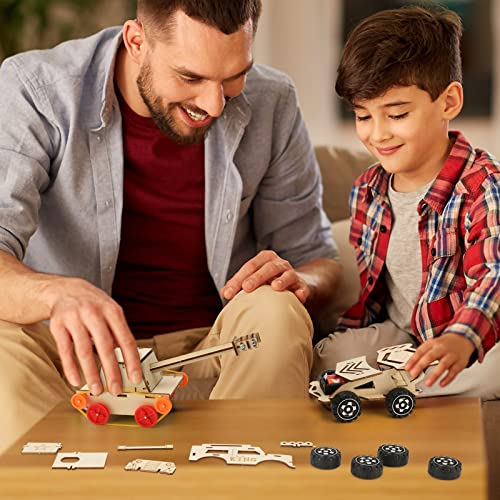 STEM Kits for Kids Age 8-10 10-12, 6 Set Wood Building Projects Crafts 6-8