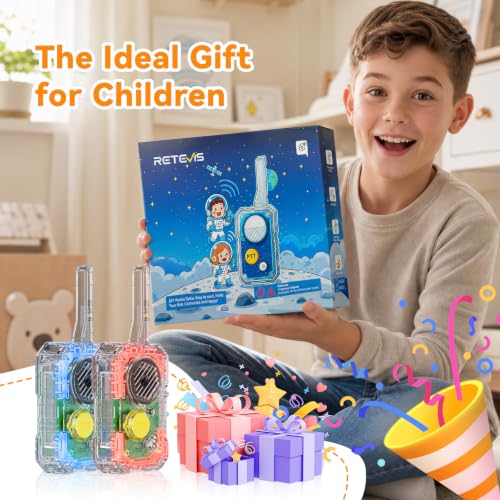 Retevis EZTalk 80 Walkie Talkies for Kids, Science Kits for Kids Age 8-12