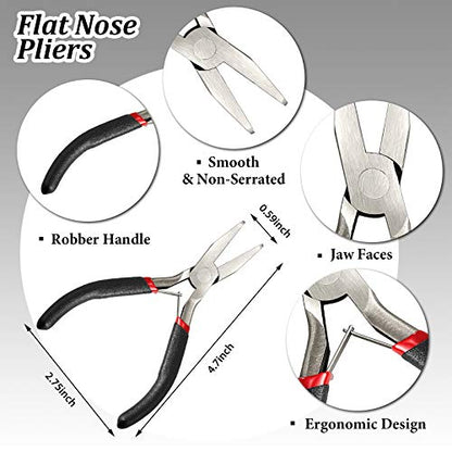 honoson 10 Pcs Metal Earth Tool Kit Pliers Bending Tools for 3D Metal Model